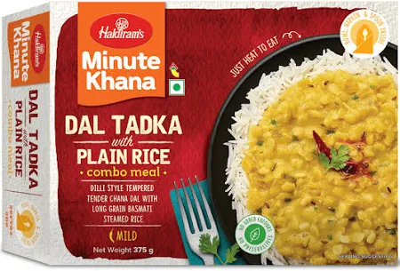 Haldiram's Minute Khana Dal Tadka with Plain Rice